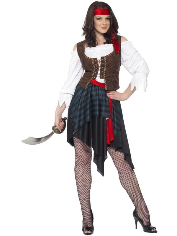 Zeerover piraat outfit vrouw