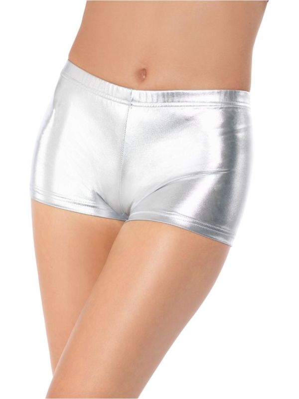 Zilveren hotpants main product photo