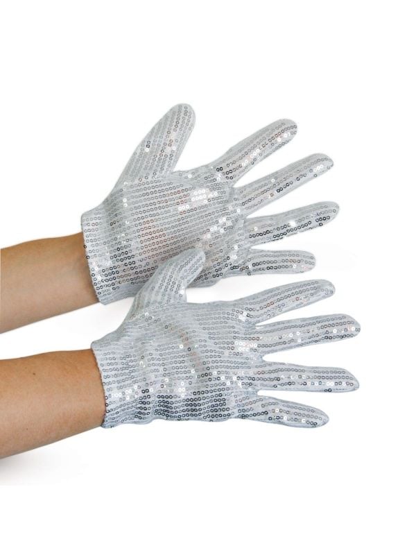 Zilveren jackson handschoenen kindermaat