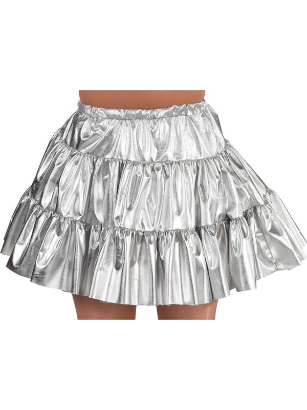 Zilveren rokje vrouwen main product photo