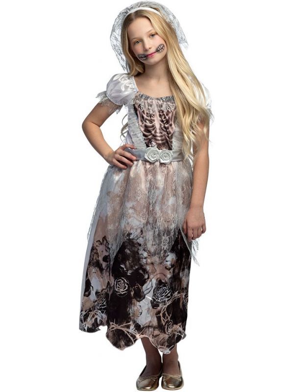 Zombie bruid meisjes outfit