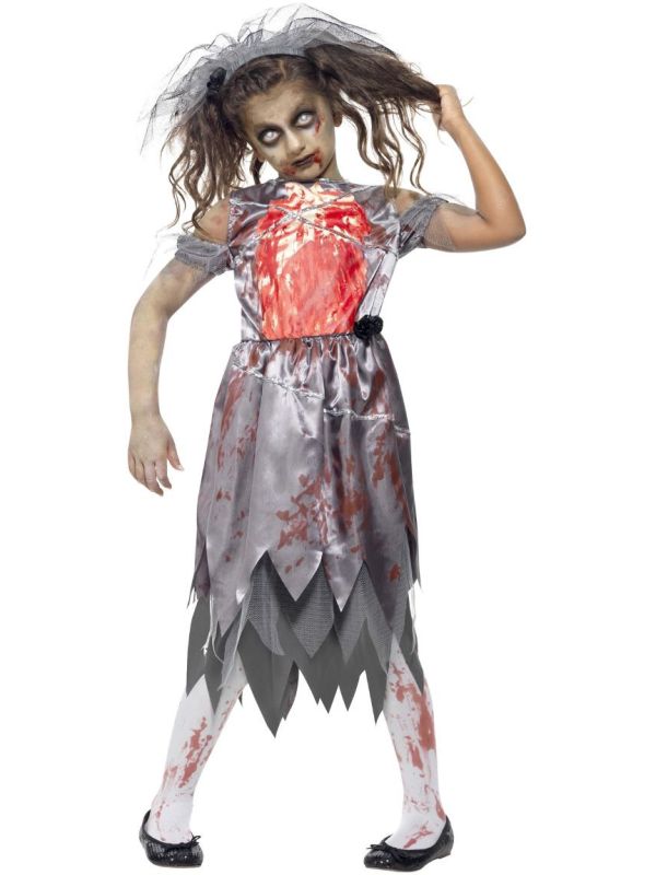Zombie bruidskostuum meisjes main product photo
