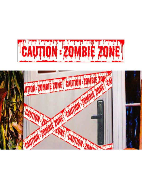 Zombie caution afzetlint