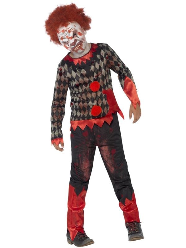 Zombie clowns outfit jongens