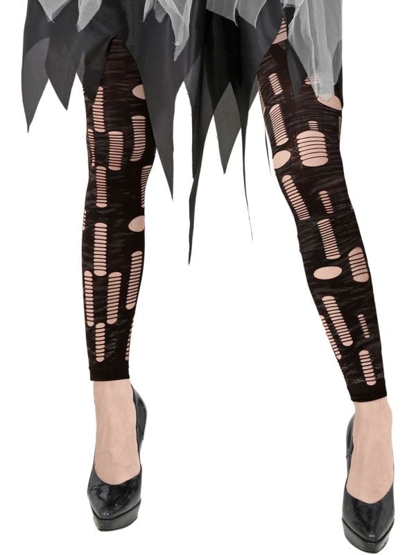 Zombie halloween gescheurde legging