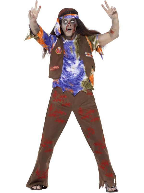 Zombie hippie kostuum jaren 60 main product photo
