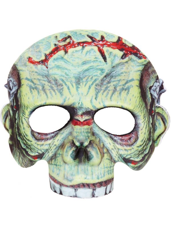 Zombie masker zonder kin