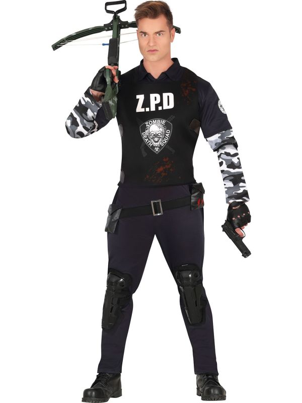 Zombie politie death squad outfit heren main product photo