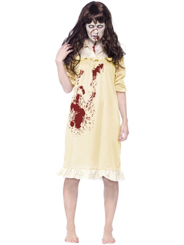 Zombie pyjama meisjes kostum main product photo