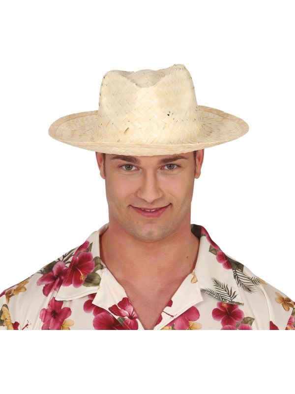 Zomerse strohoed fedora