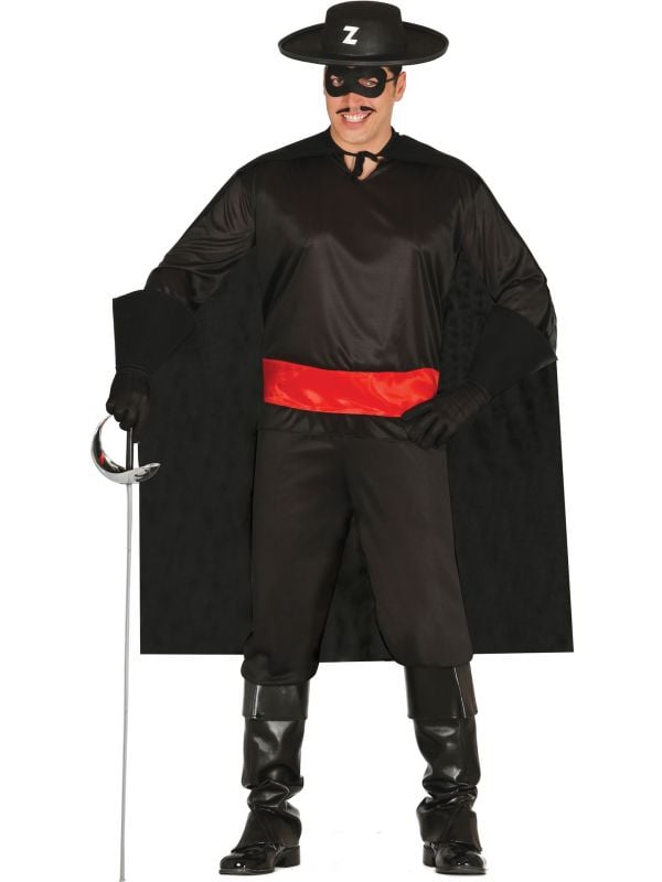 Zorro outfit heren