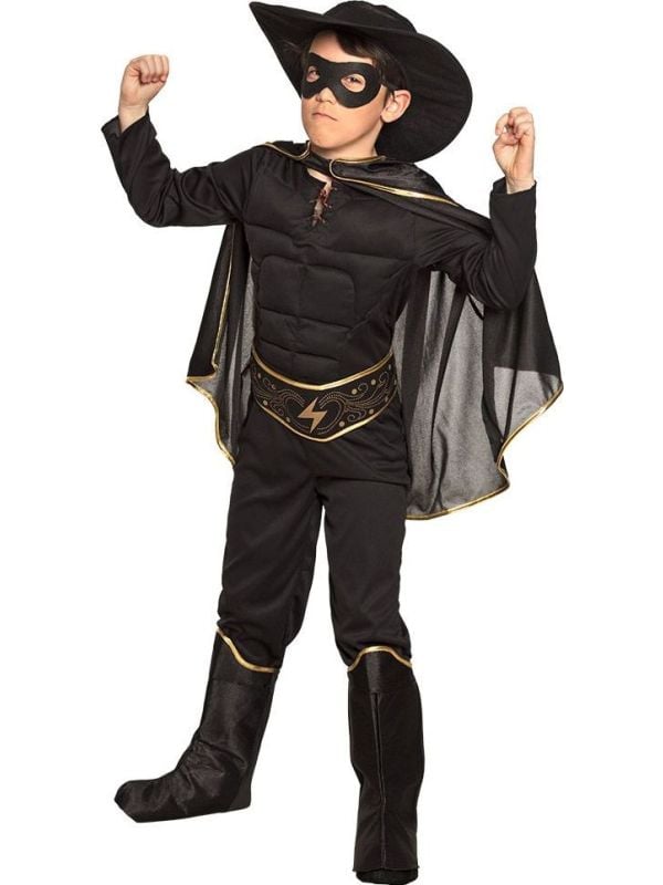 Zorro spieren outfit jongens