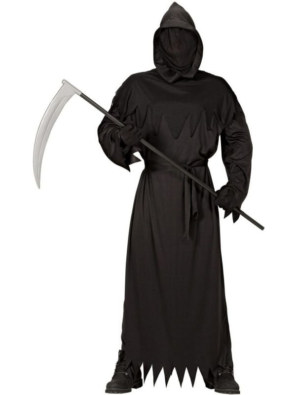 Zwart Grim Reaper gewaad