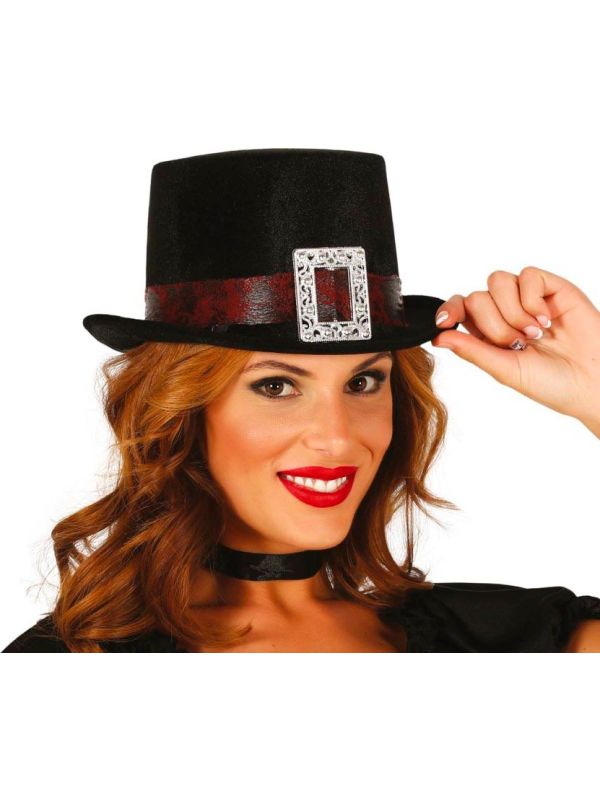 Zwart hoed Steampunk main product photo