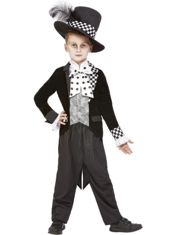 Zwart Mad Hatter Kostuum Kinderen main product photo