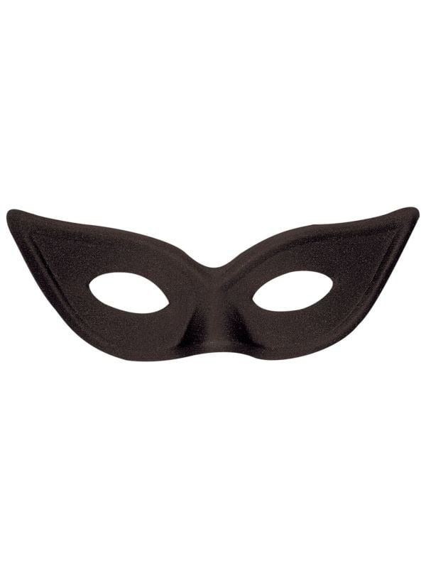 Zwart oogmasker carnaval kind