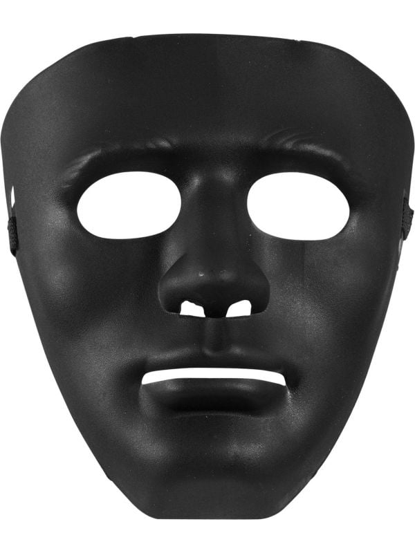Zwarte anonymous masker