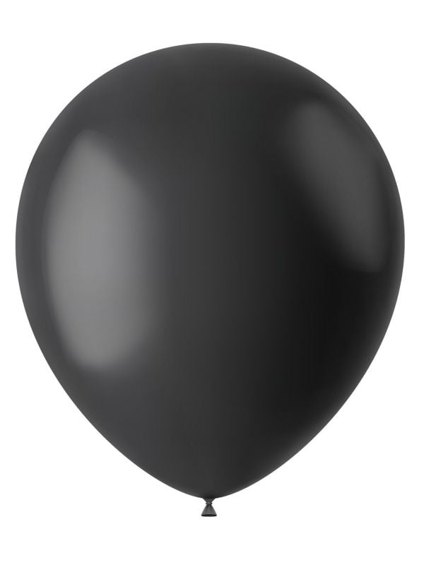 Zwarte ballonnen matte kleur