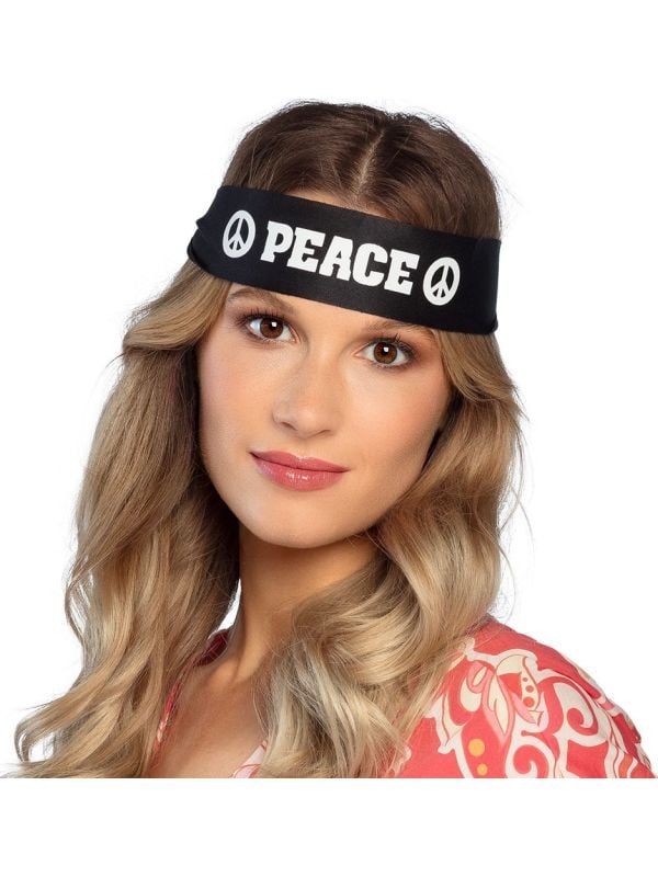 Zwarte bandana peace