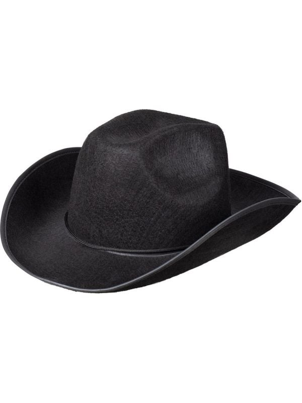 Zwarte cowboy hoed rodeo