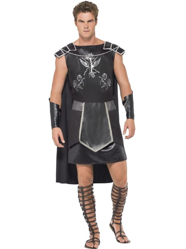 Zwarte gladiator outfit heren main product photo