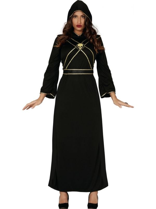 Zwarte Halloween jurk