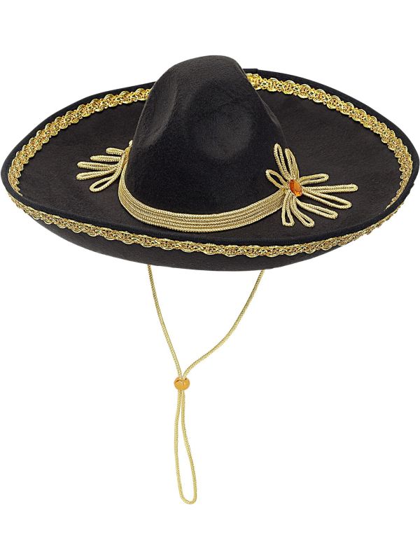 Zwarte hoed Mexicaan main product photo