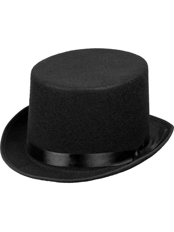 Zwarte hoge hoed colin