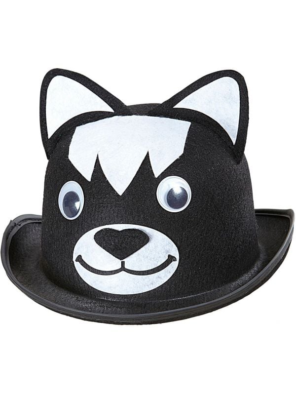 Zwarte katten hoed