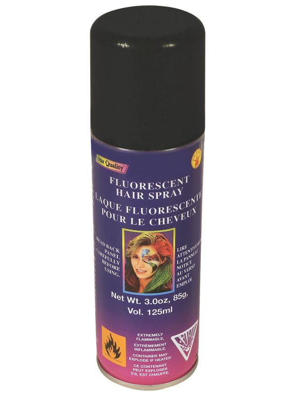 Zwarte kleur haarspray main product photo