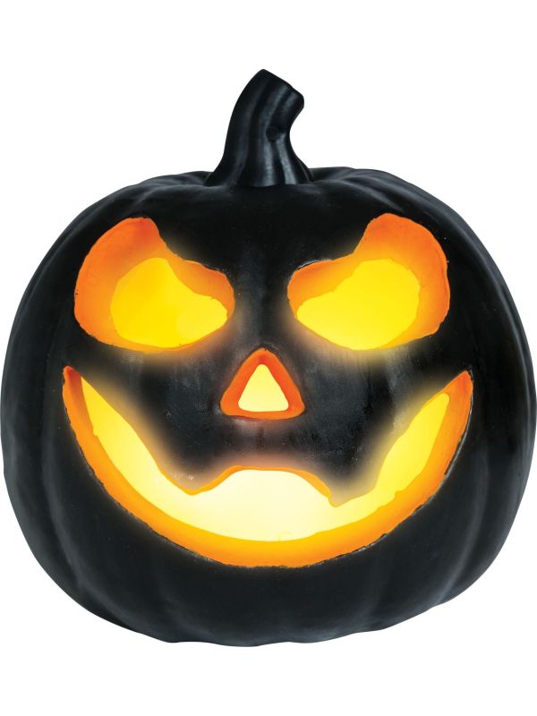 Zwarte pompoen schuim halloween