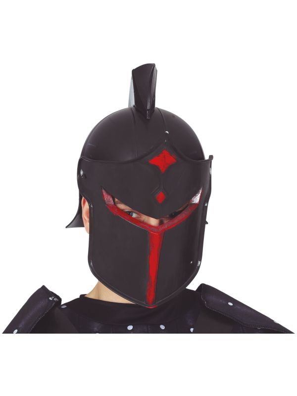 Zwarte ridder helm