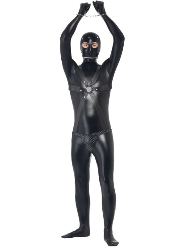 Zwarte SM fetish lederlook pak main product photo