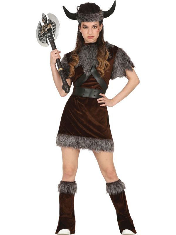 Zwarte stoere viking kind