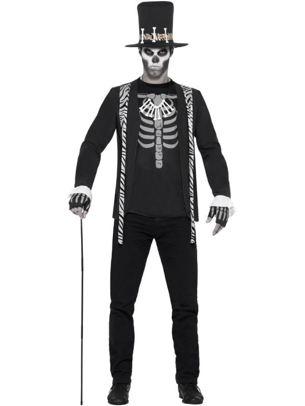 Zwarte witch doctor heren outfit main product photo