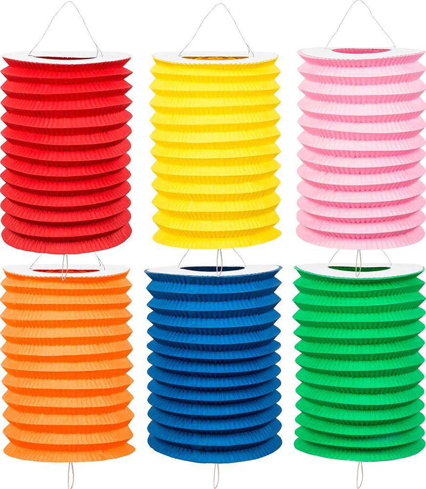 12 Papieren Treklampionnen Meerdere Kleuren 13Cm