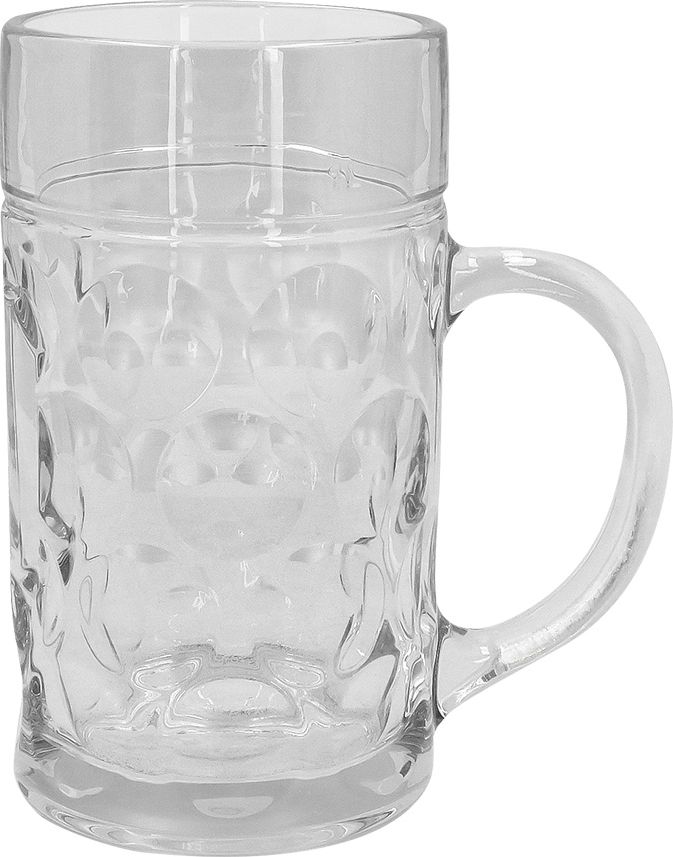 1L Glazen Bierpul Oktoberfest