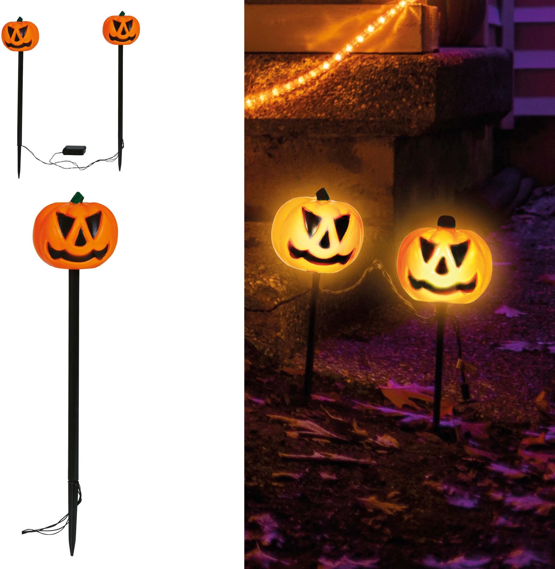 2 Pompoenen Lantaarns Halloween