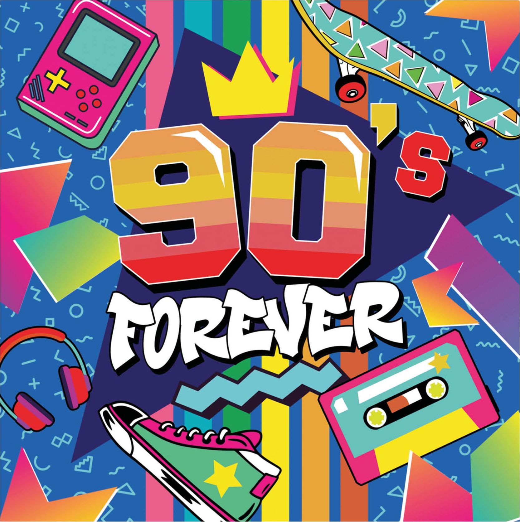 20 papieren servetten 90's
