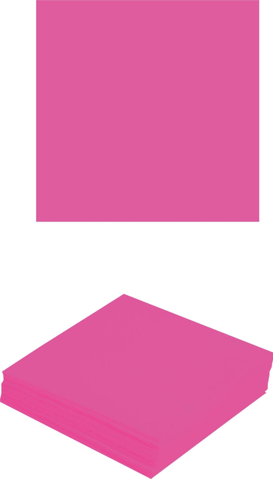 20 papieren servetten neon fuchsia