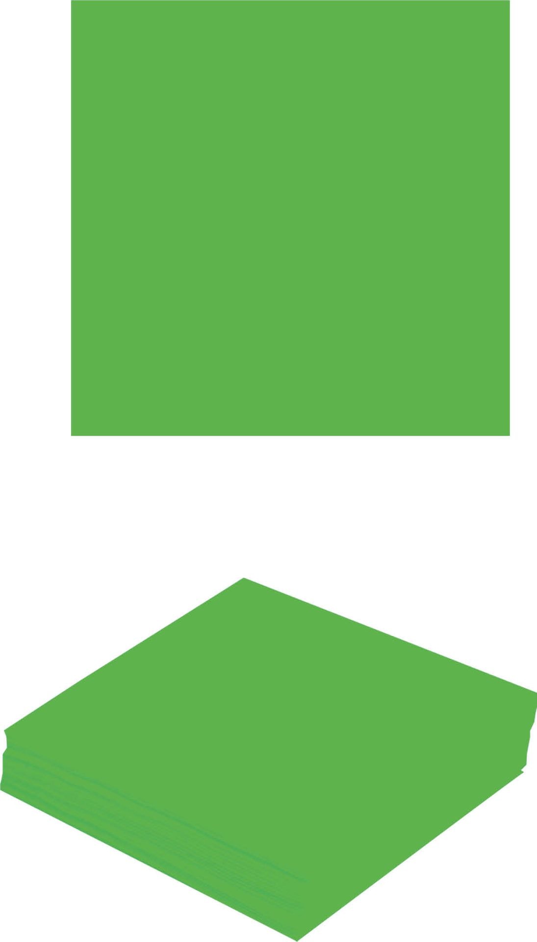 20 papieren servetten neon groen