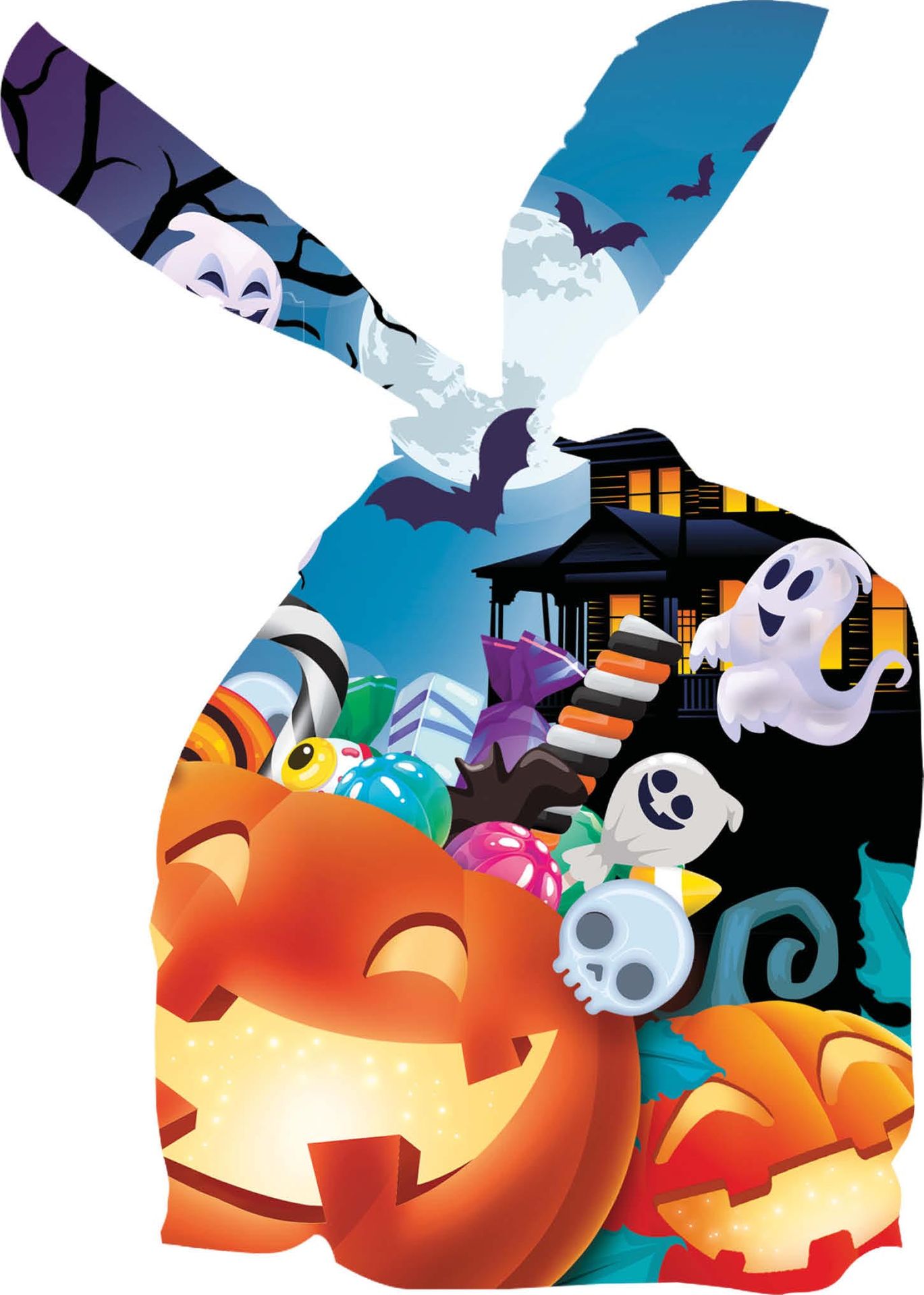 20 vrolijke pompoen uitdeelzakjes halloween