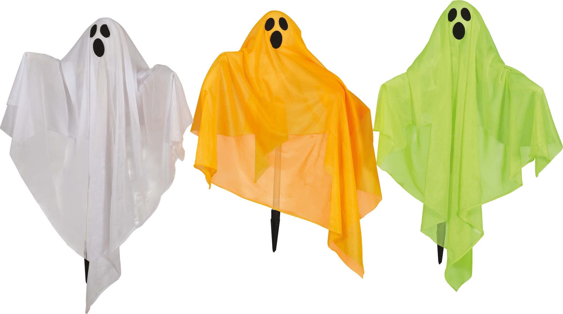 3 spoken met licht 90 cm tuindecoratie halloween