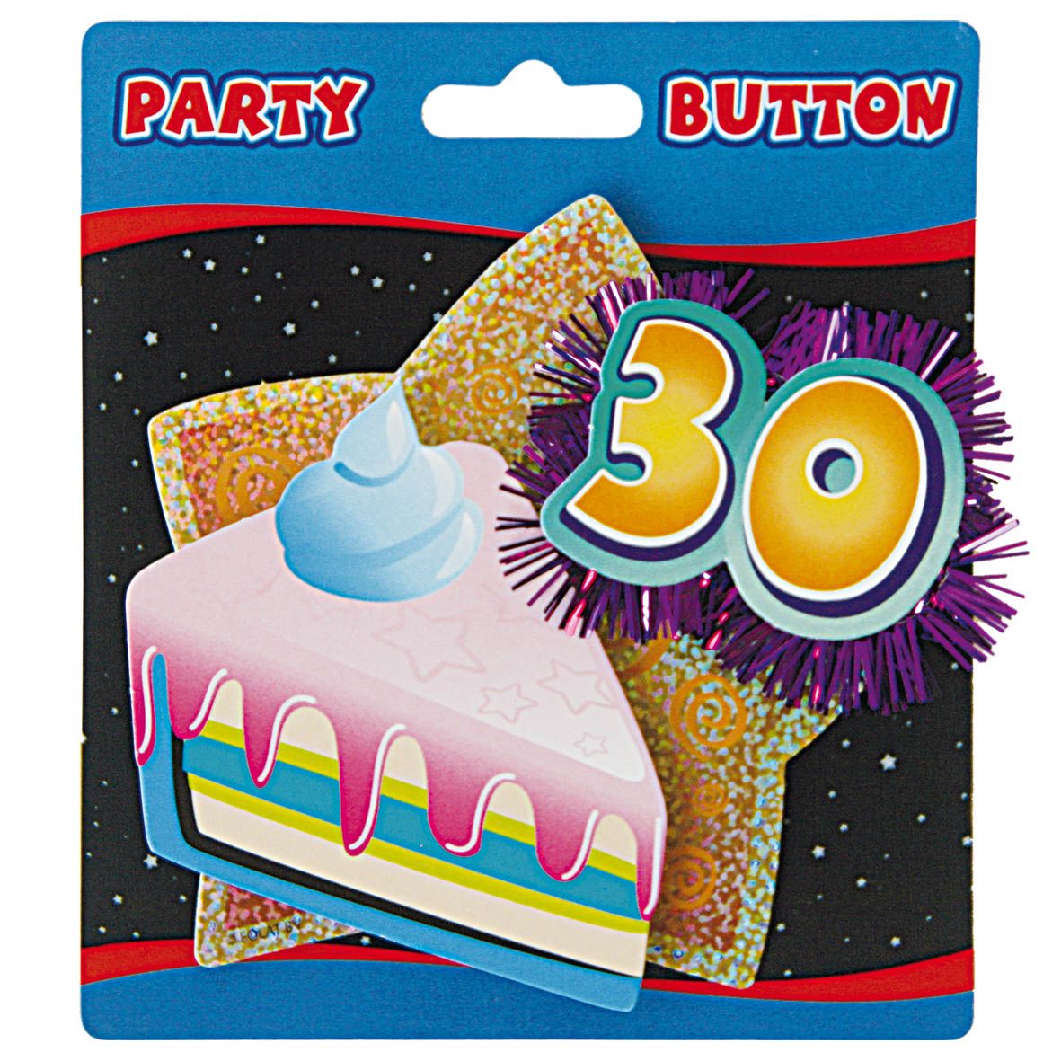 3D button 30 jaar
