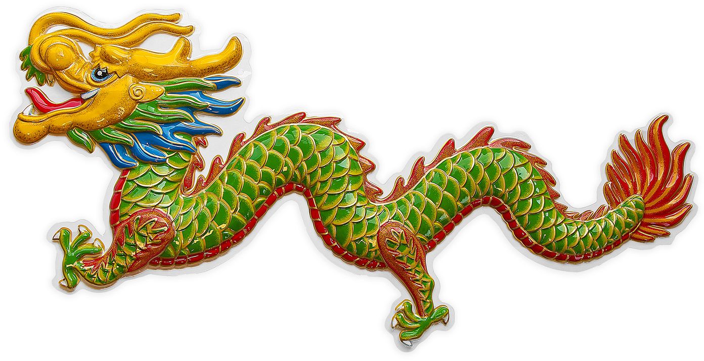 3D chinese draak versiering