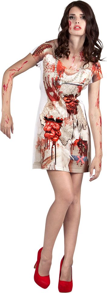 3D jurkje zombie dames