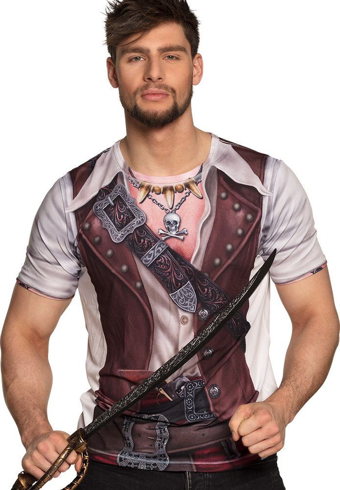 3D shirt pirates of the caribbean heren