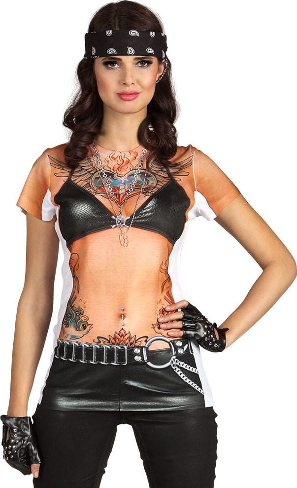 3D shirt rocker dames