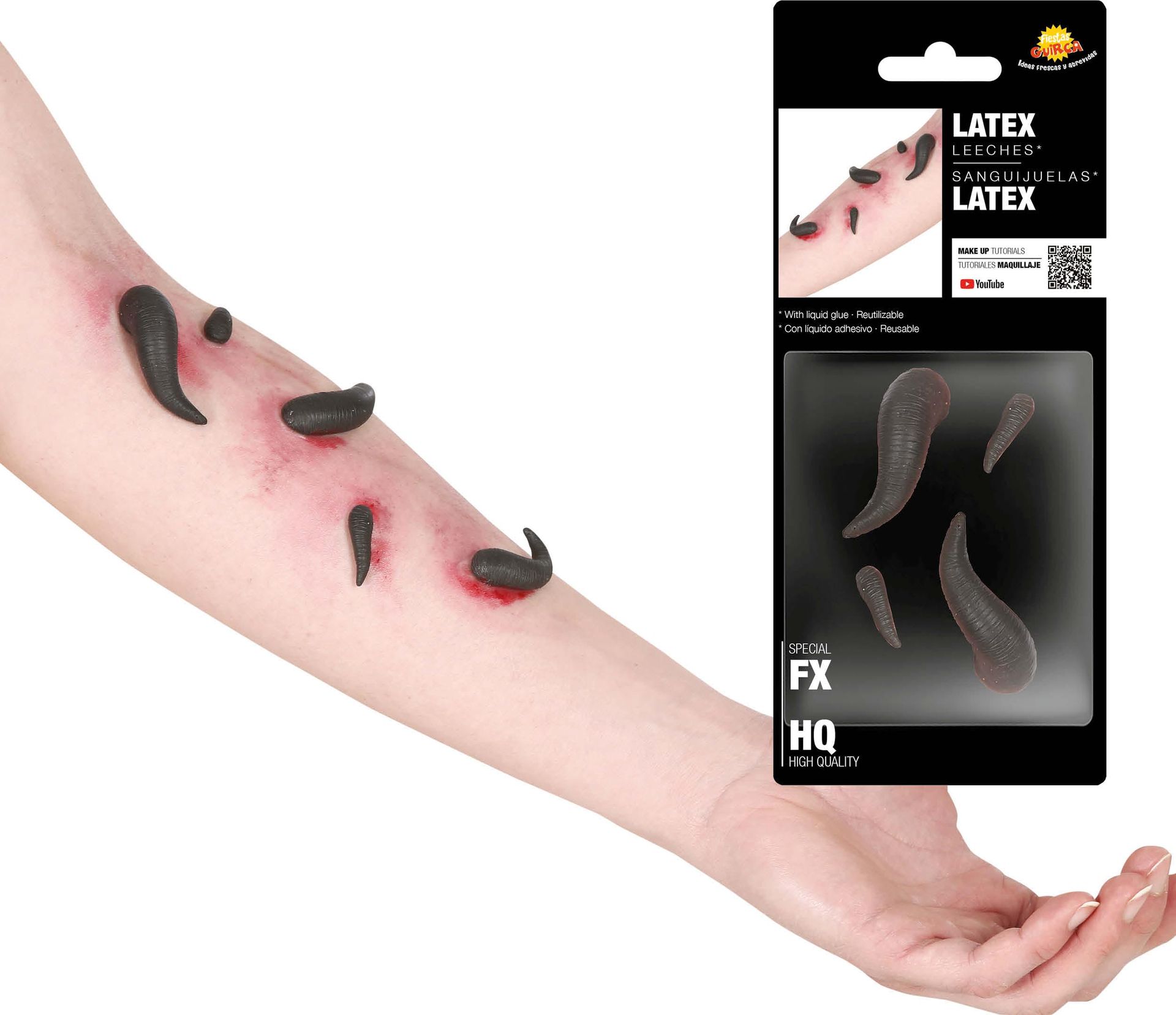 5 latex bloedzuigers halloween