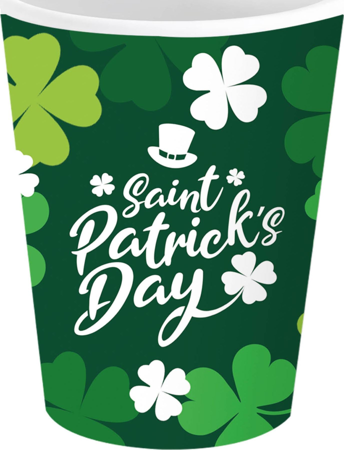 6 drinkbekers Saint Patrick's Day 240 ml
